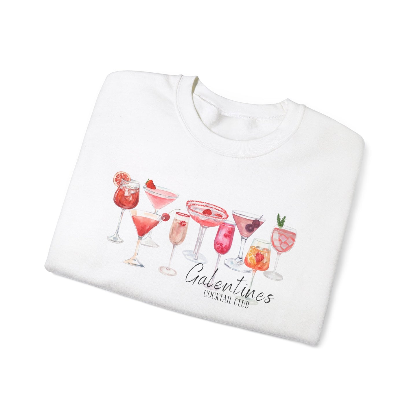 Galentines Cocktail Club - Crewneck Sweatshirt