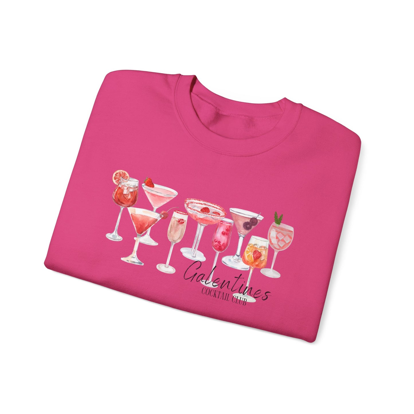 Galentines Cocktail Club - Crewneck Sweatshirt