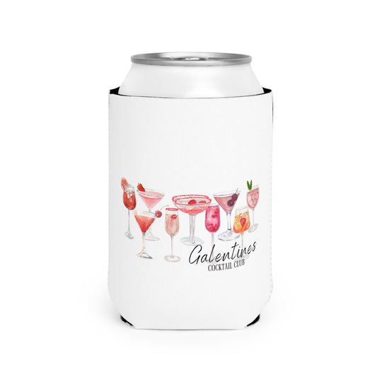 Galentines Cocktail Club Can Cooler Sleeve