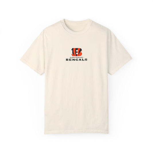 Bengals B Logo- Comfort Colors T-shirt