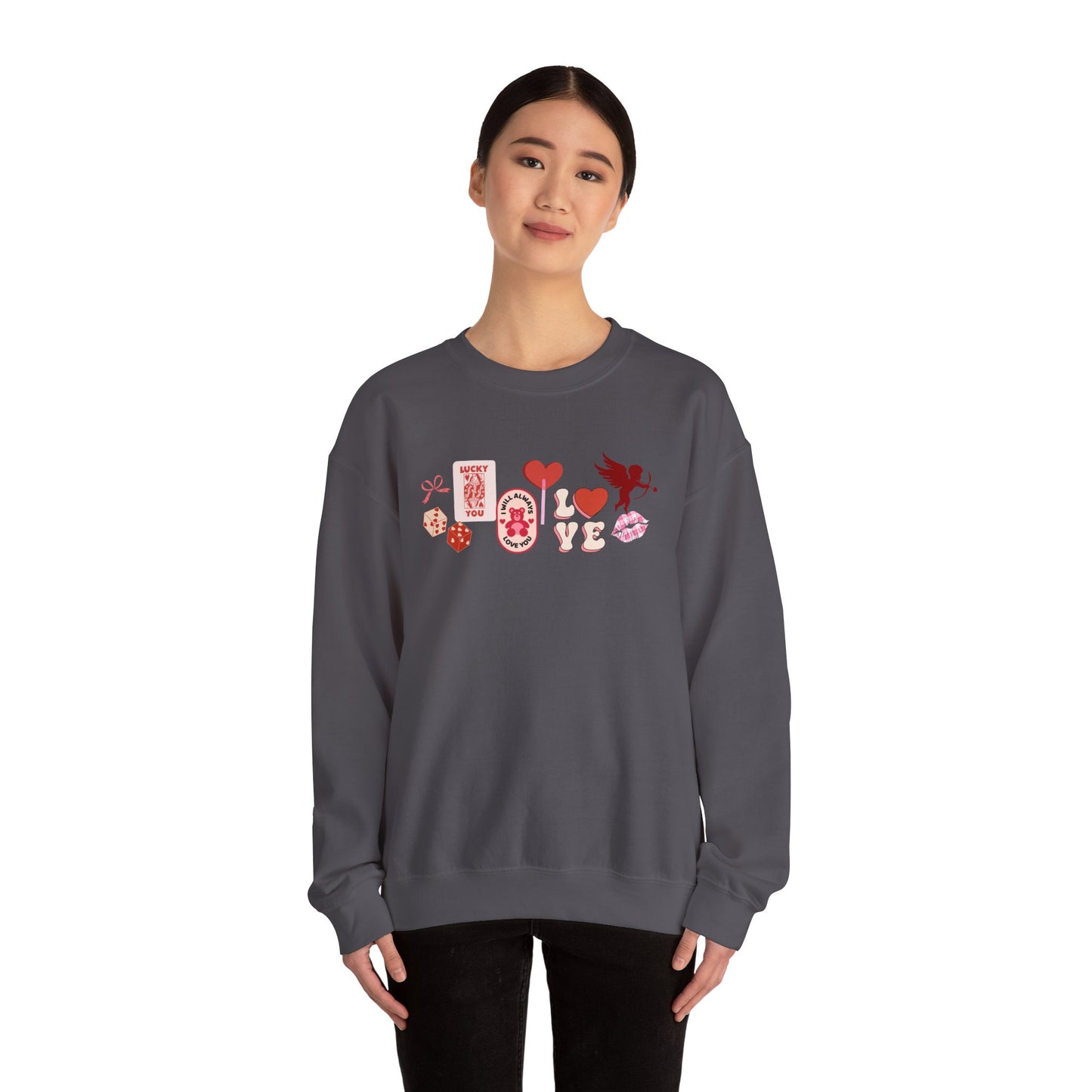 Cupid Collage- Crewneck Sweatshirt