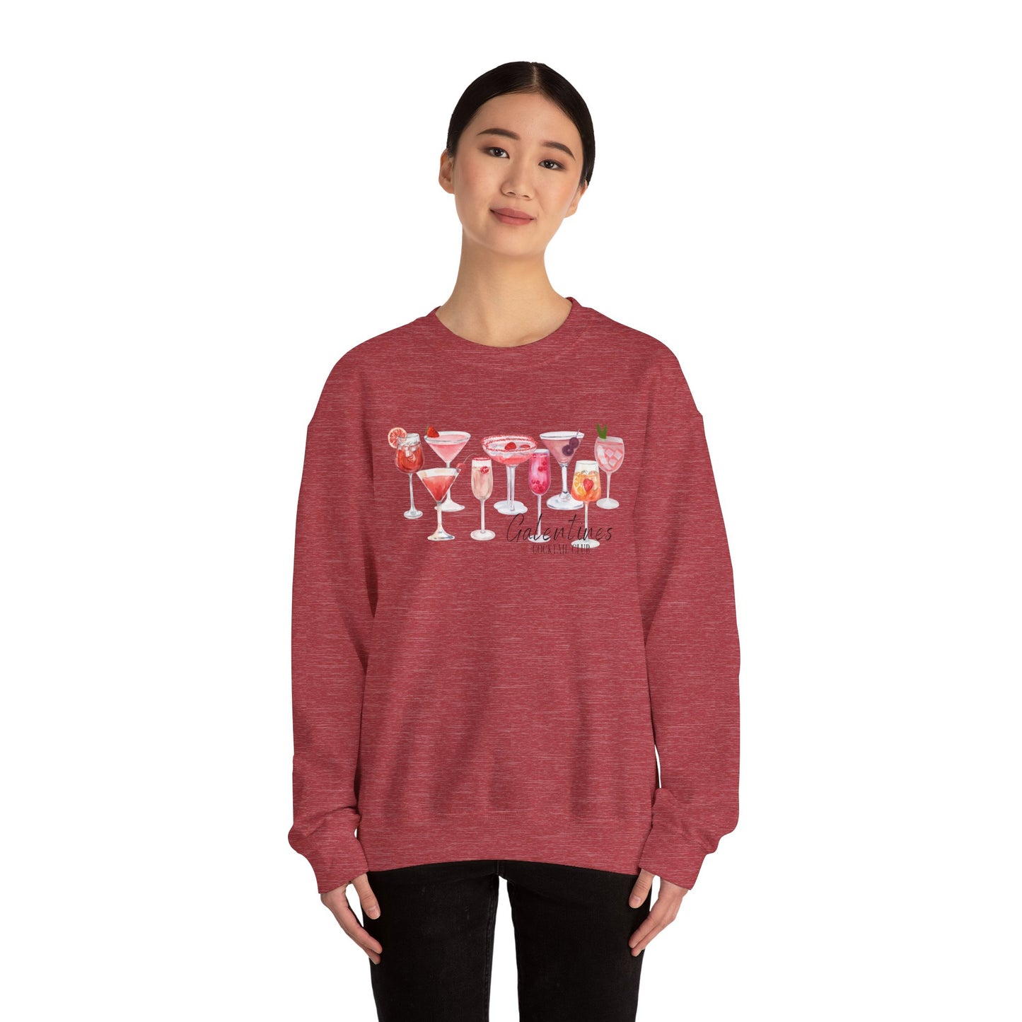 Galentines Cocktail Club - Crewneck Sweatshirt