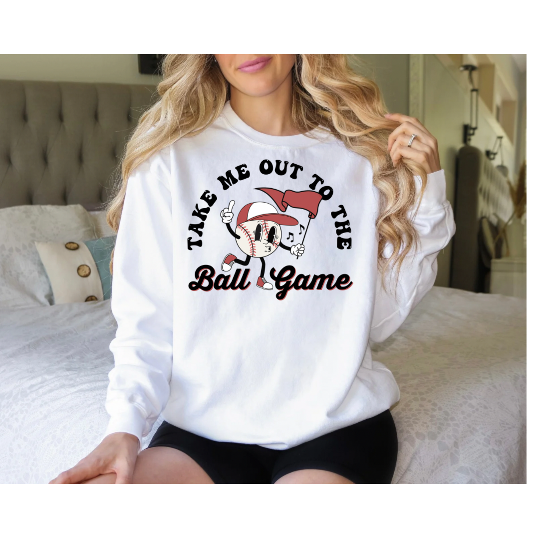 take me out to the ballgame crewneck