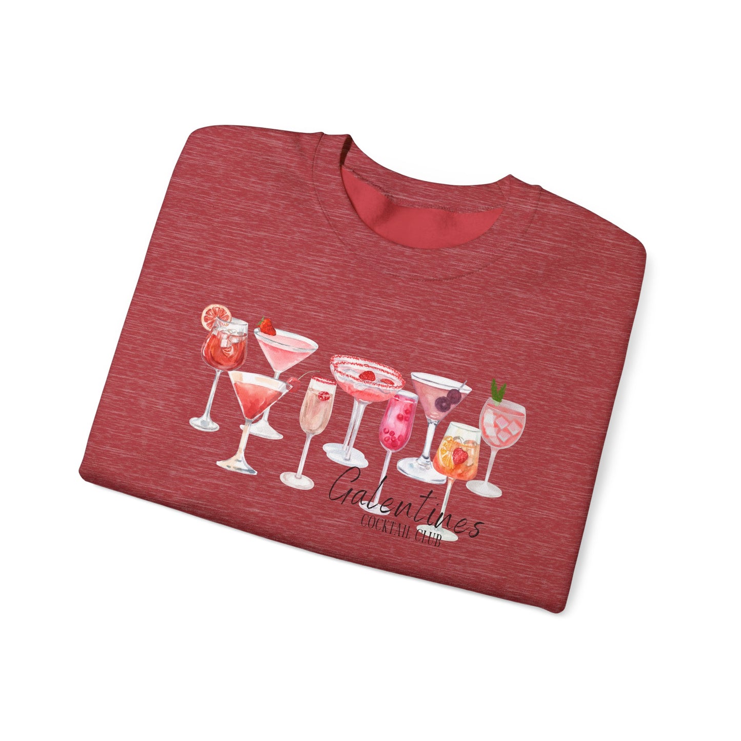 Galentines Cocktail Club - Crewneck Sweatshirt