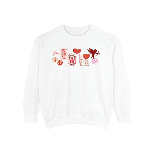 Cupid Collage- Comfort Colors Sweatshirt