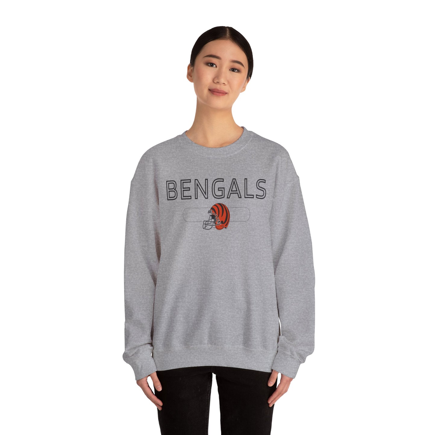 Bengals Helmet - Crewneck Sweatshirt