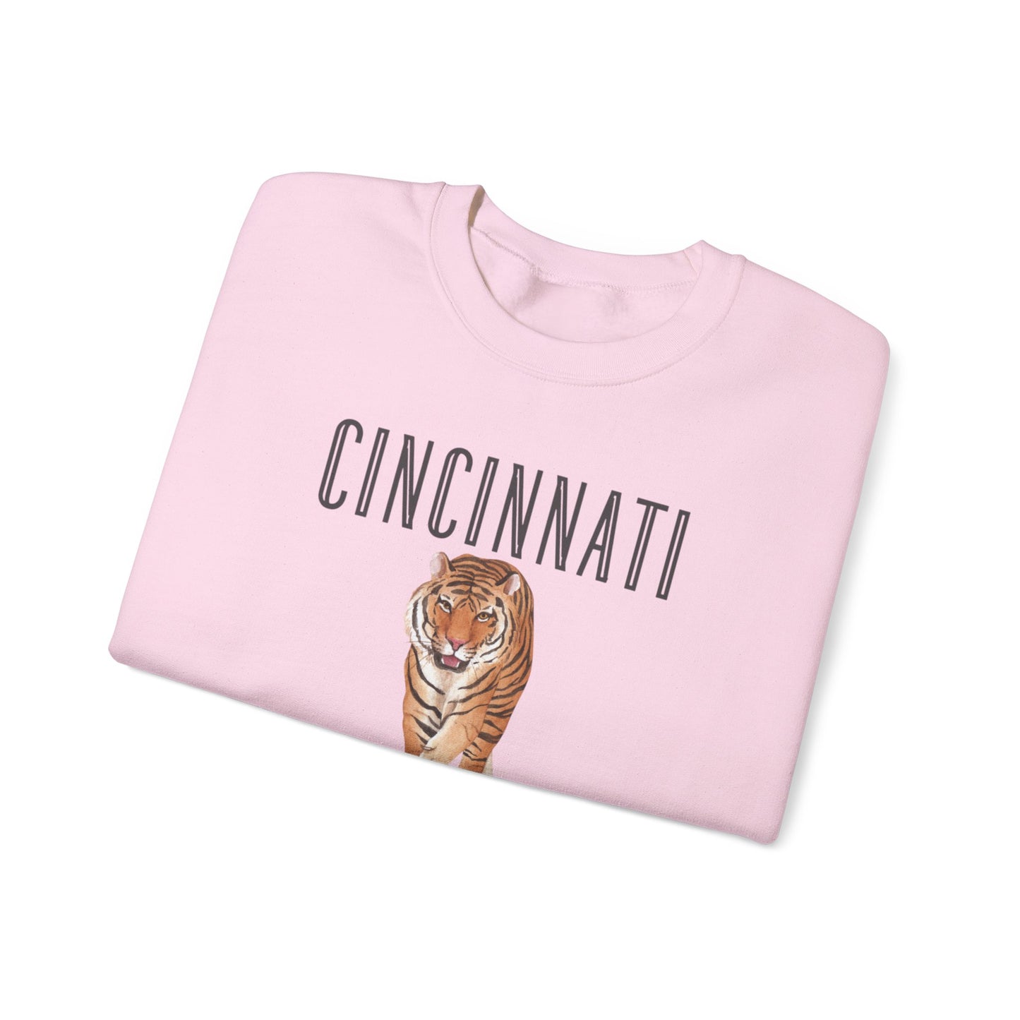 Cincy Bengals Tiger- Crewneck Sweatshirt