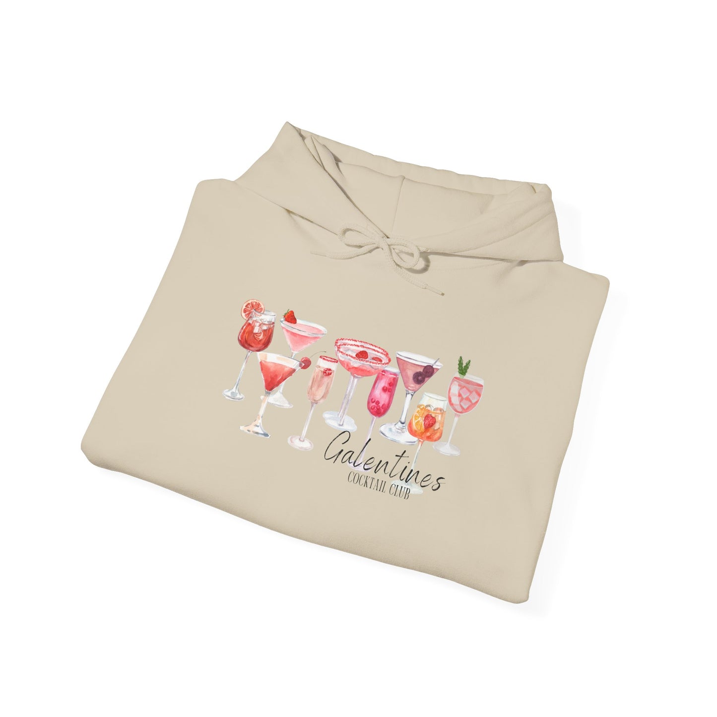 Galentines Cocktail Club - Hooded Sweatshirt