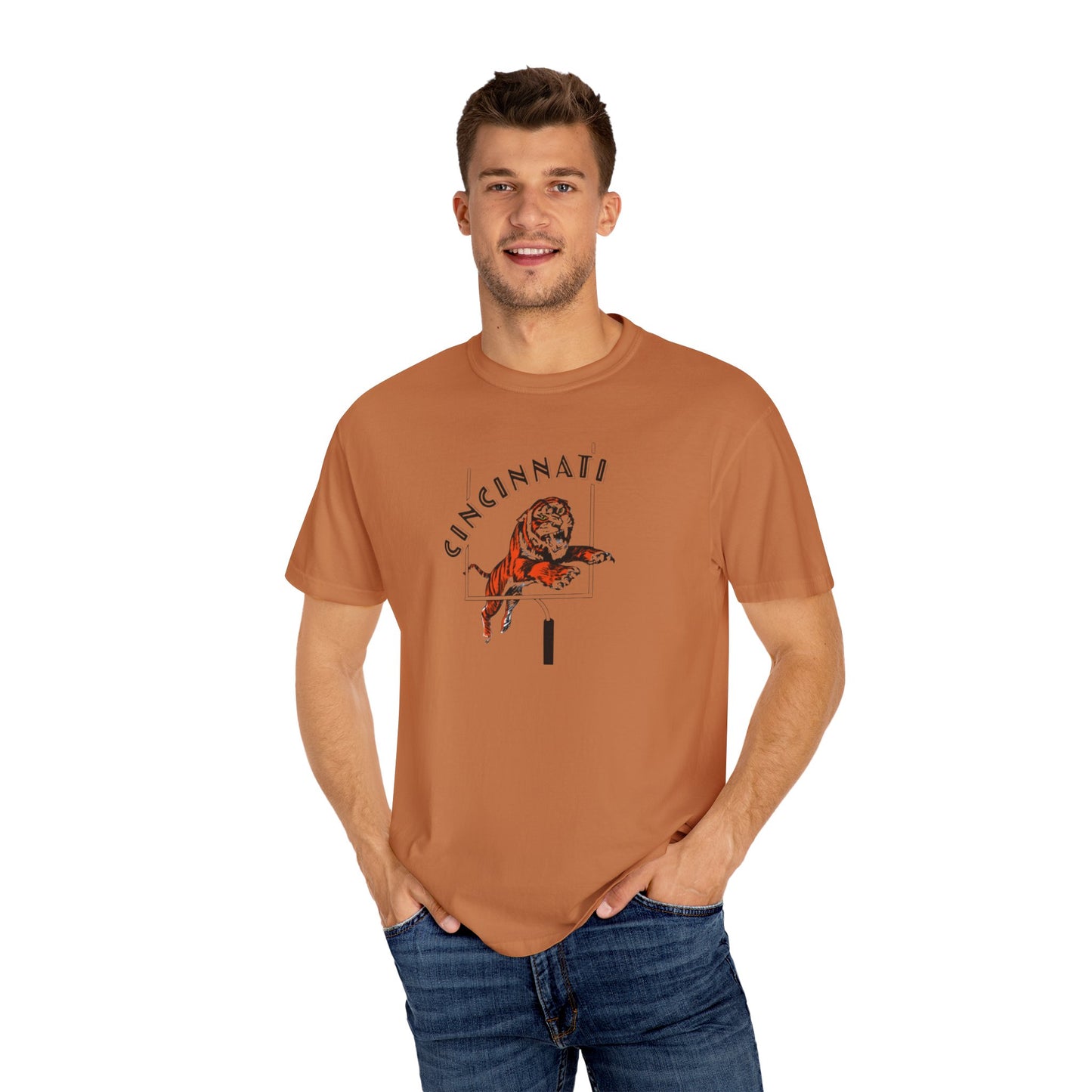 Tiger Touchdown- Comfort ColorsT-shirt