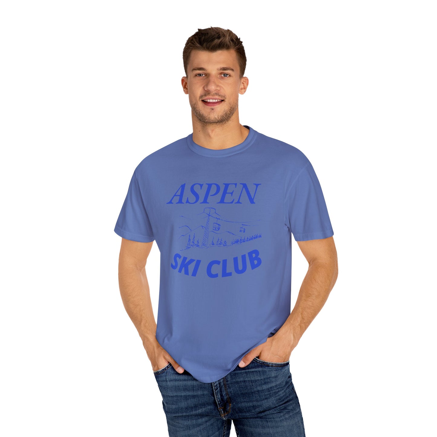 Aspen Ski Club- Comfort Colors T-shirt