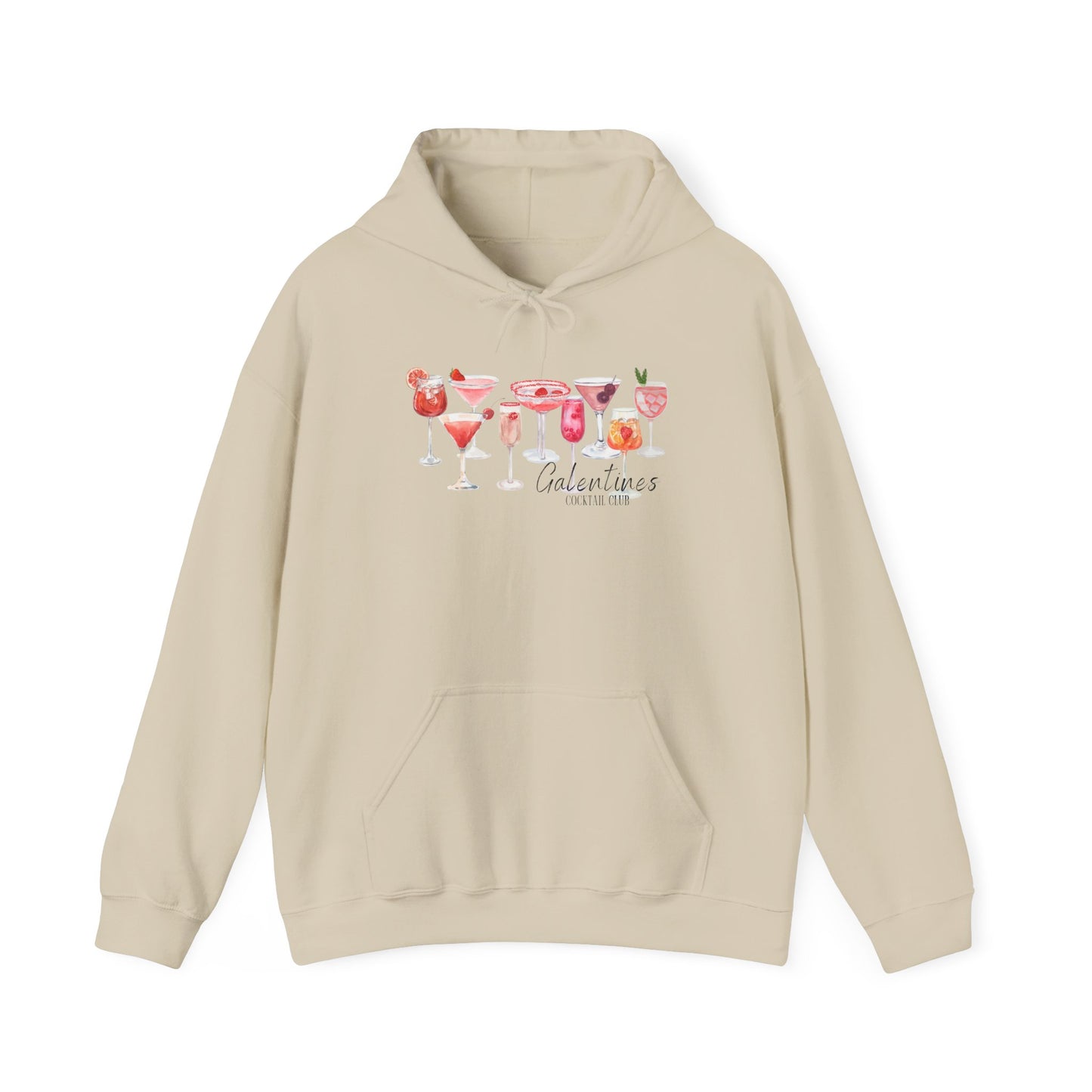 Galentines Cocktail Club - Hooded Sweatshirt