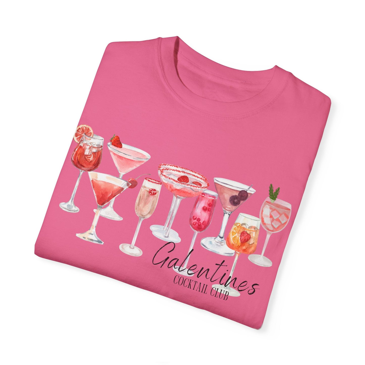 Galentines Cocktail Club- Comfort Colors T-shirt