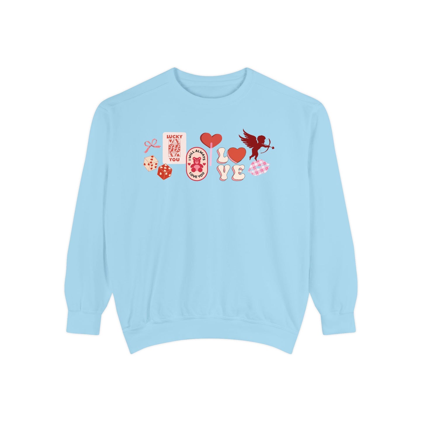 Cupid Collage- Comfort Colors Sweatshirt