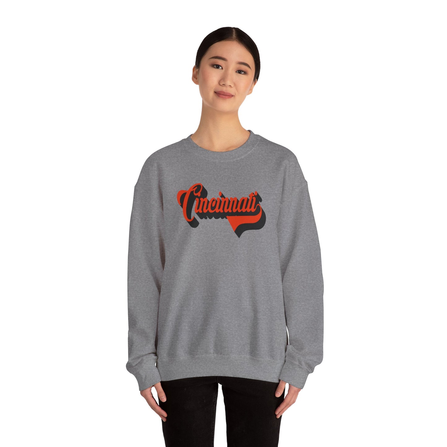 Cincinnati Retro -Crewneck Sweatshirt