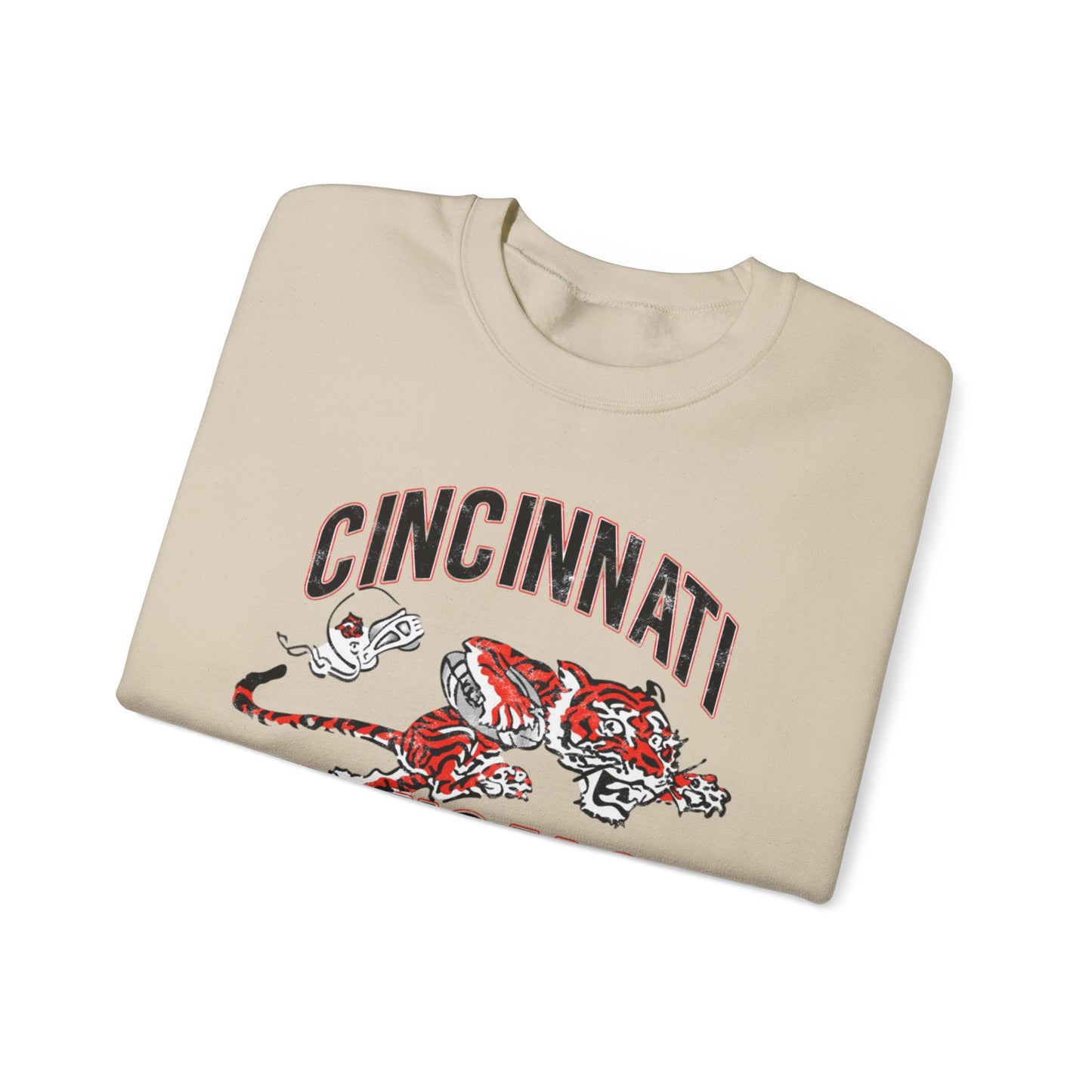 Vintage Bengals Mascot- Crewneck Sweatshirt