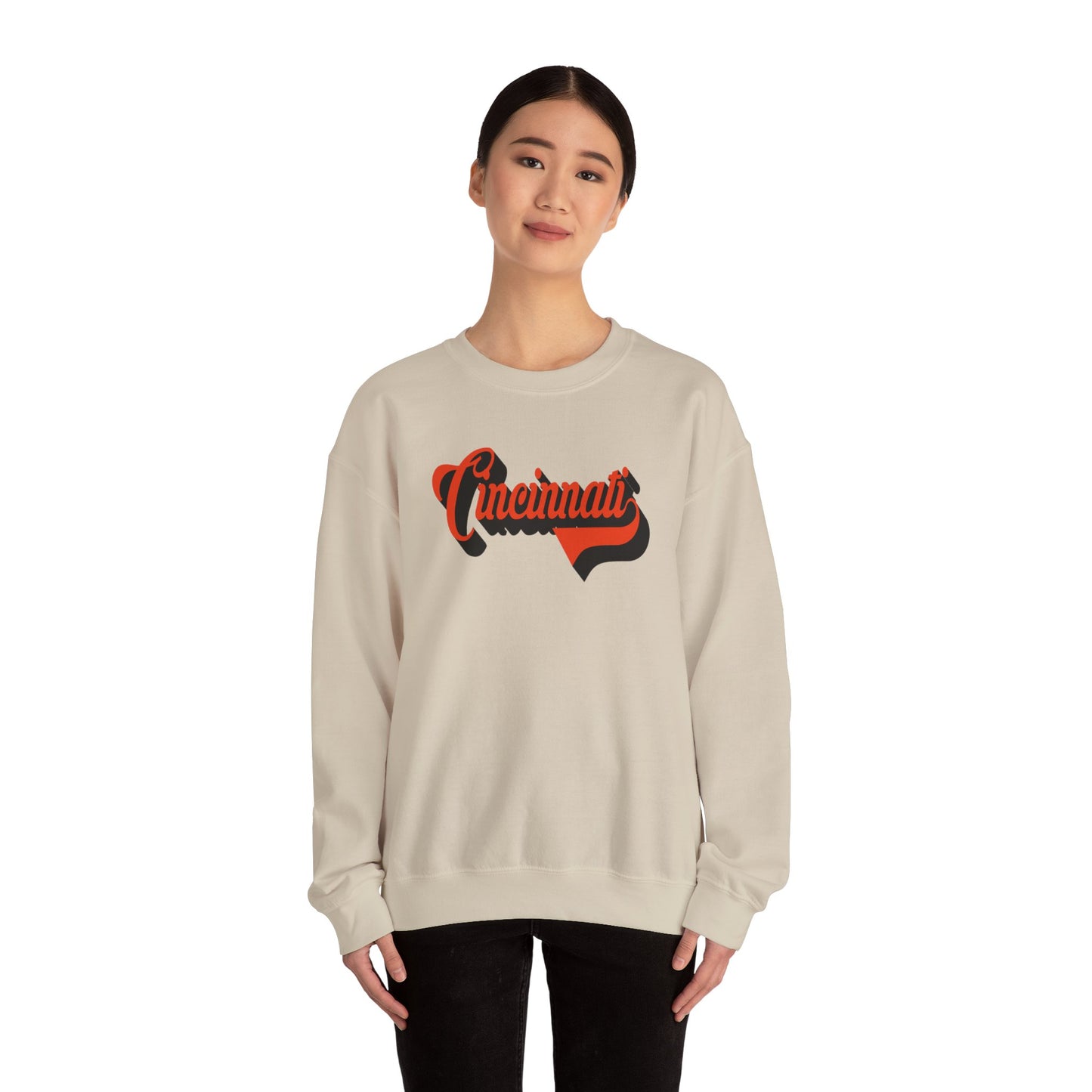 Cincinnati Retro -Crewneck Sweatshirt