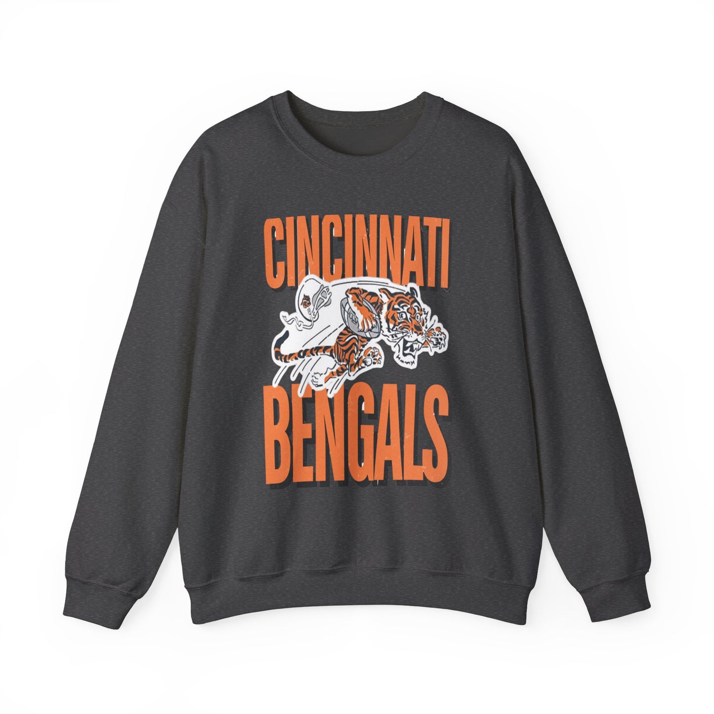 Bengals Vintage Mascot #2- Crewneck Sweatshirt