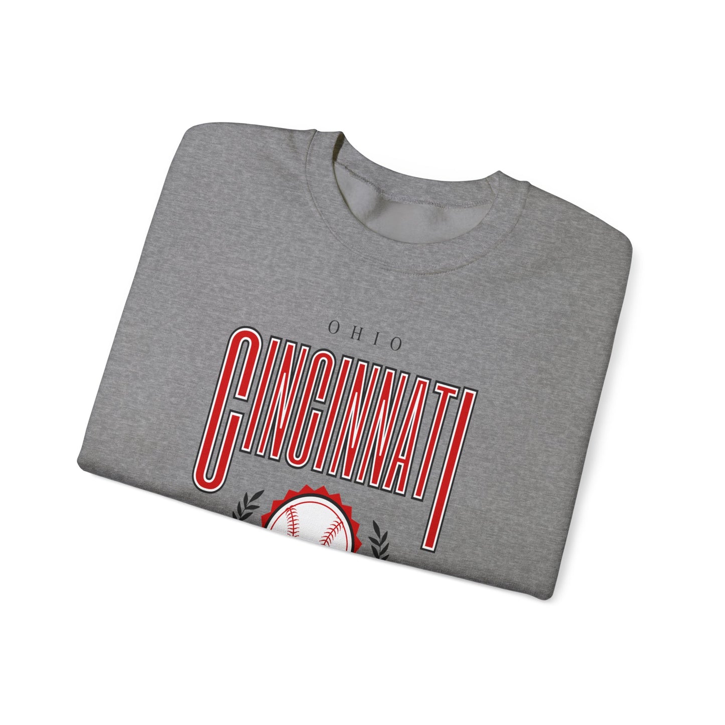 Cincinnati Baseball -Crewneck Sweatshirt