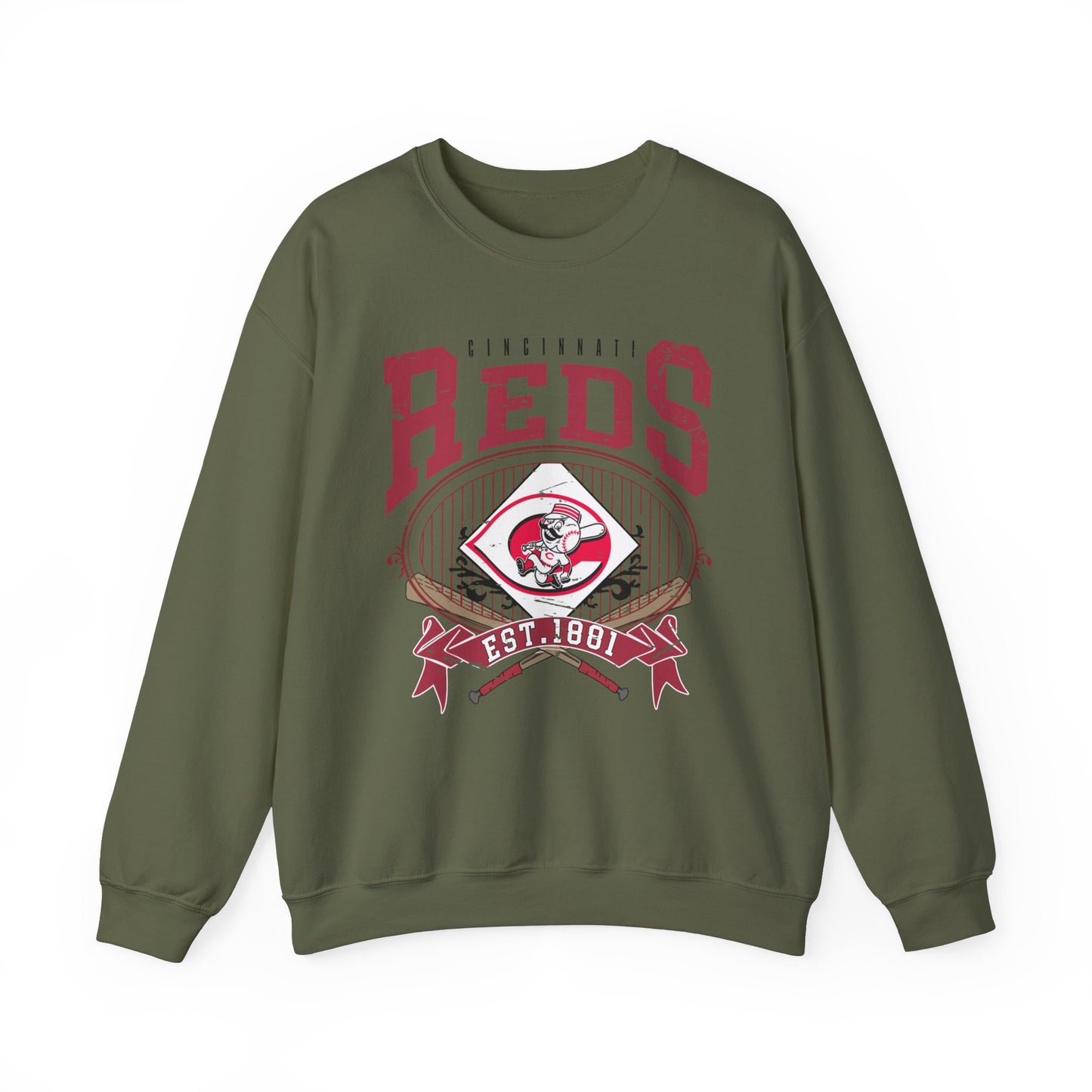 Reds Graphic- Crewneck Sweatshirt