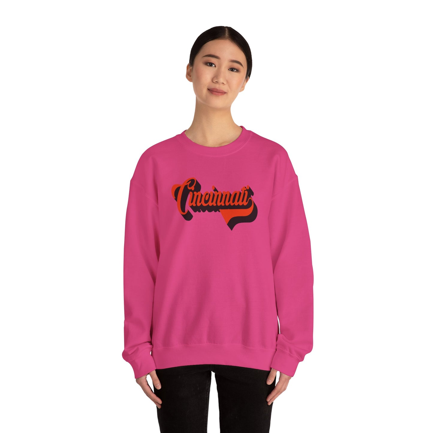 Cincinnati Retro -Crewneck Sweatshirt