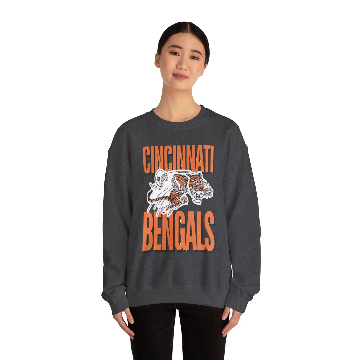 Bengals Vintage Mascot #2- Crewneck Sweatshirt