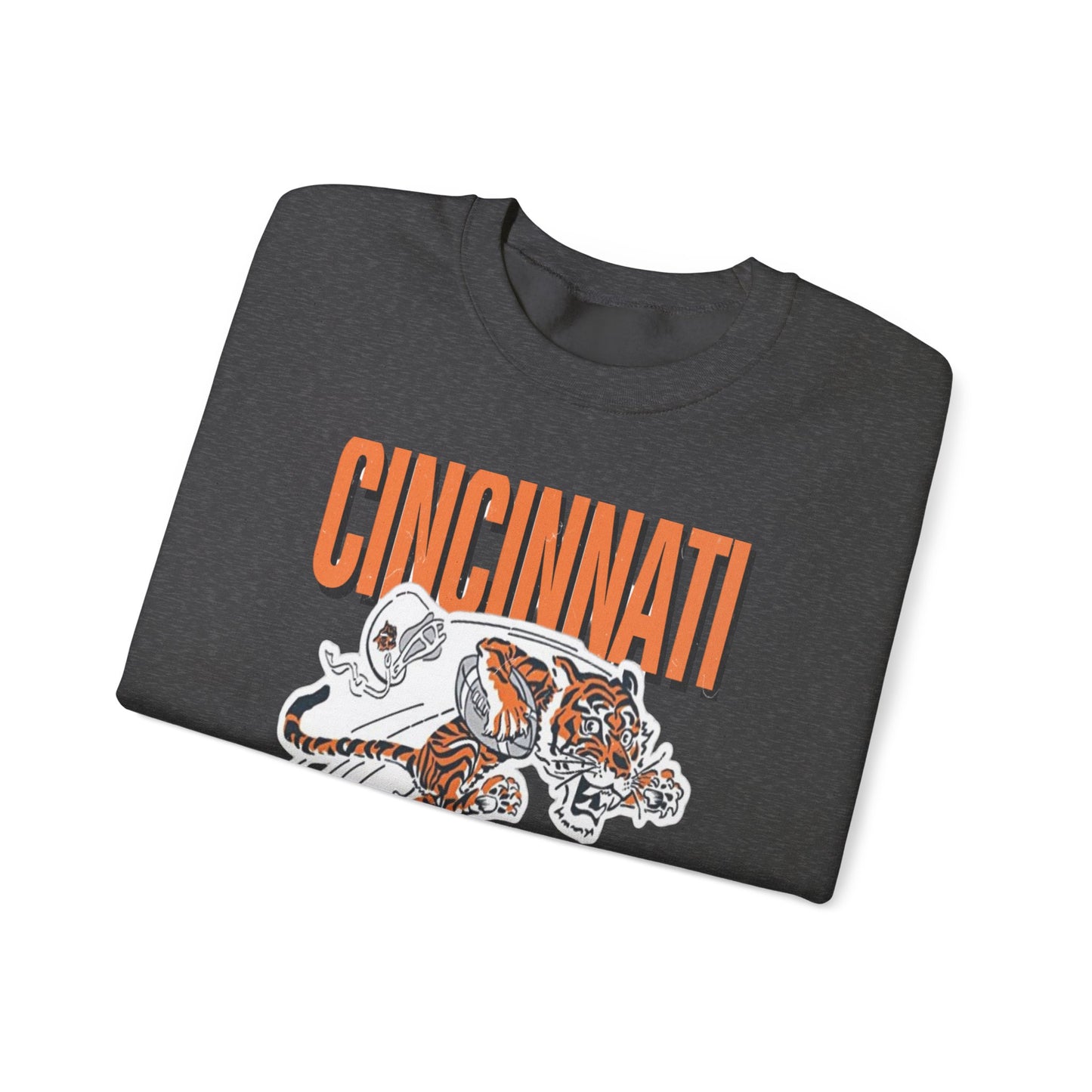 Bengals Vintage Mascot #2- Crewneck Sweatshirt