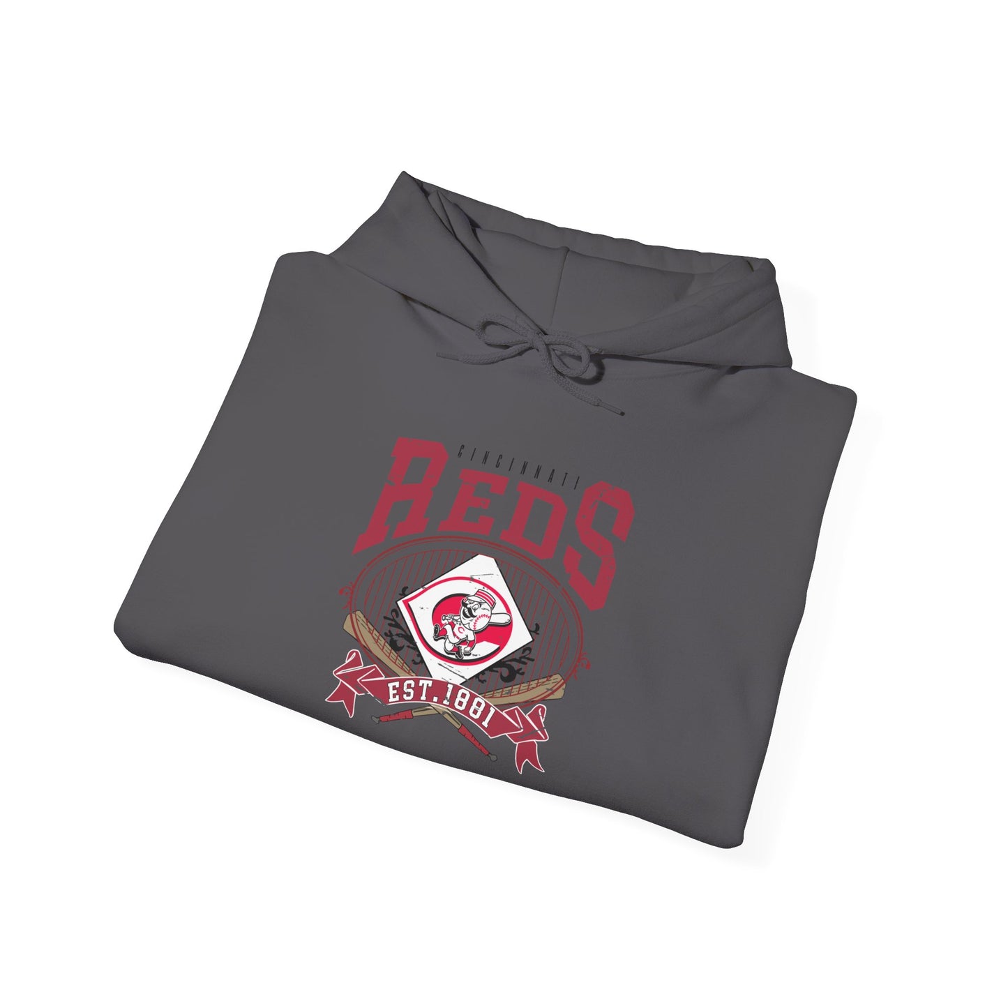 Reds Graphic- Hooded Sweatshirt