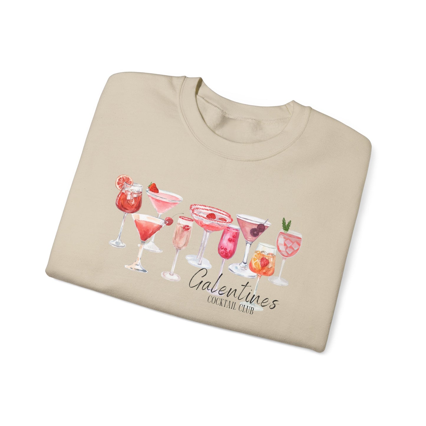 Galentines Cocktail Club - Crewneck Sweatshirt