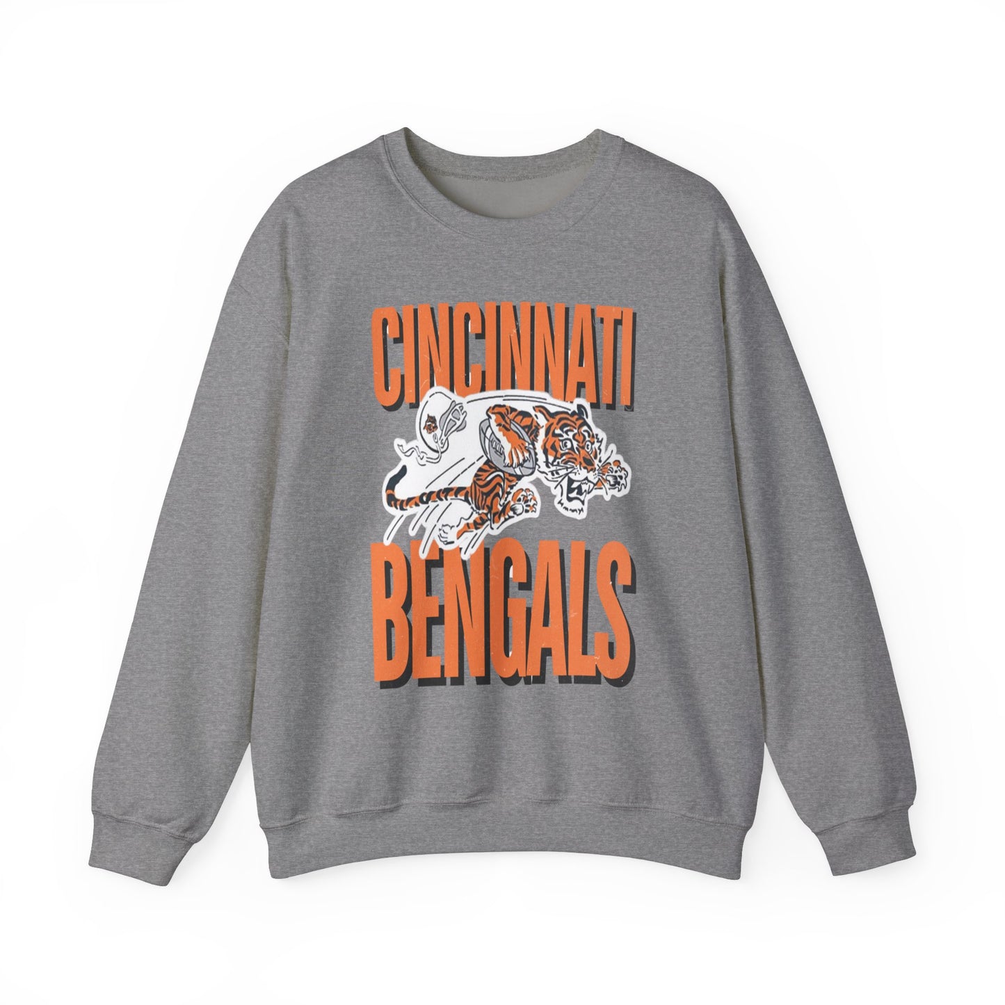 Bengals Vintage Mascot #2- Crewneck Sweatshirt