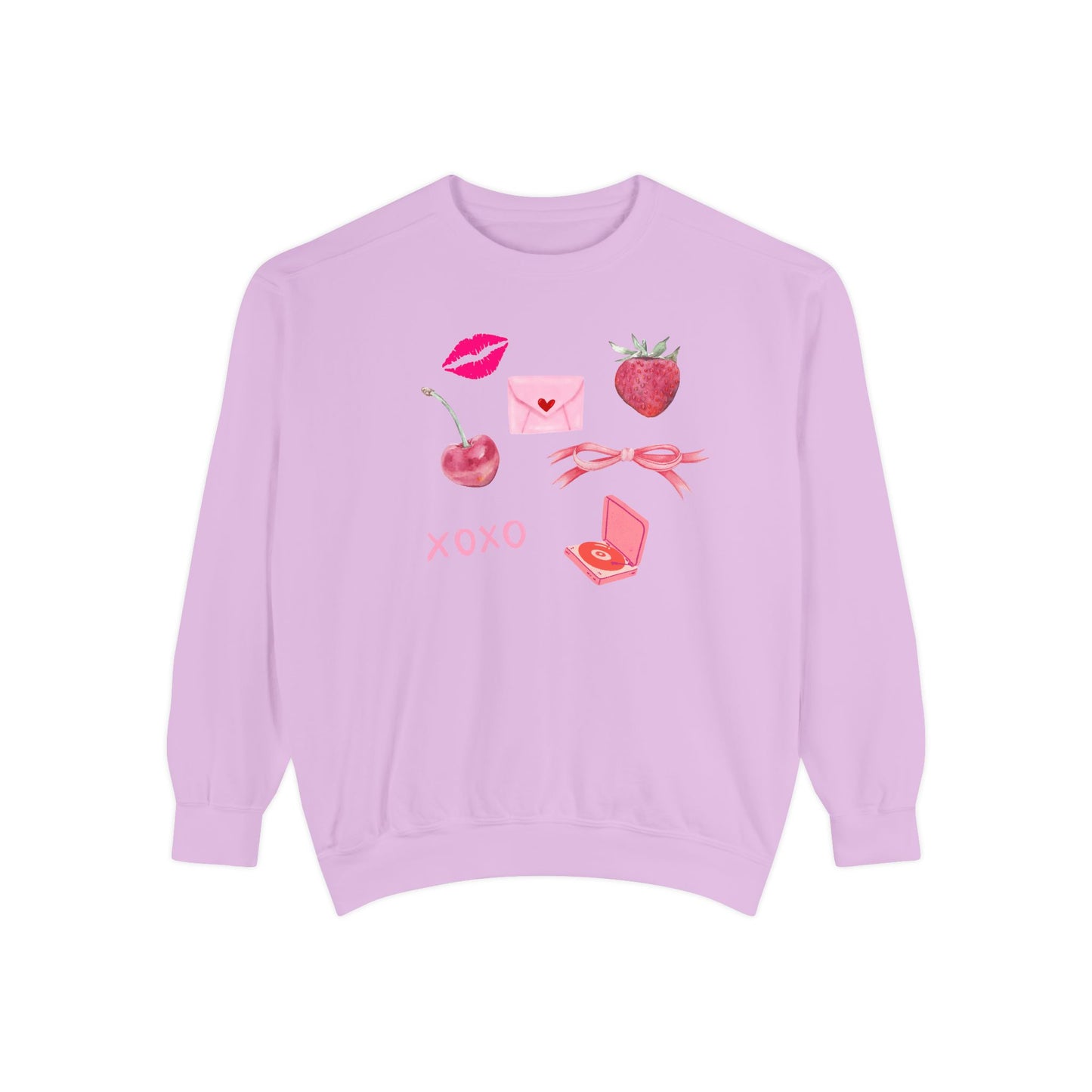 All The Pink- Comfort Colors Sweatshirt