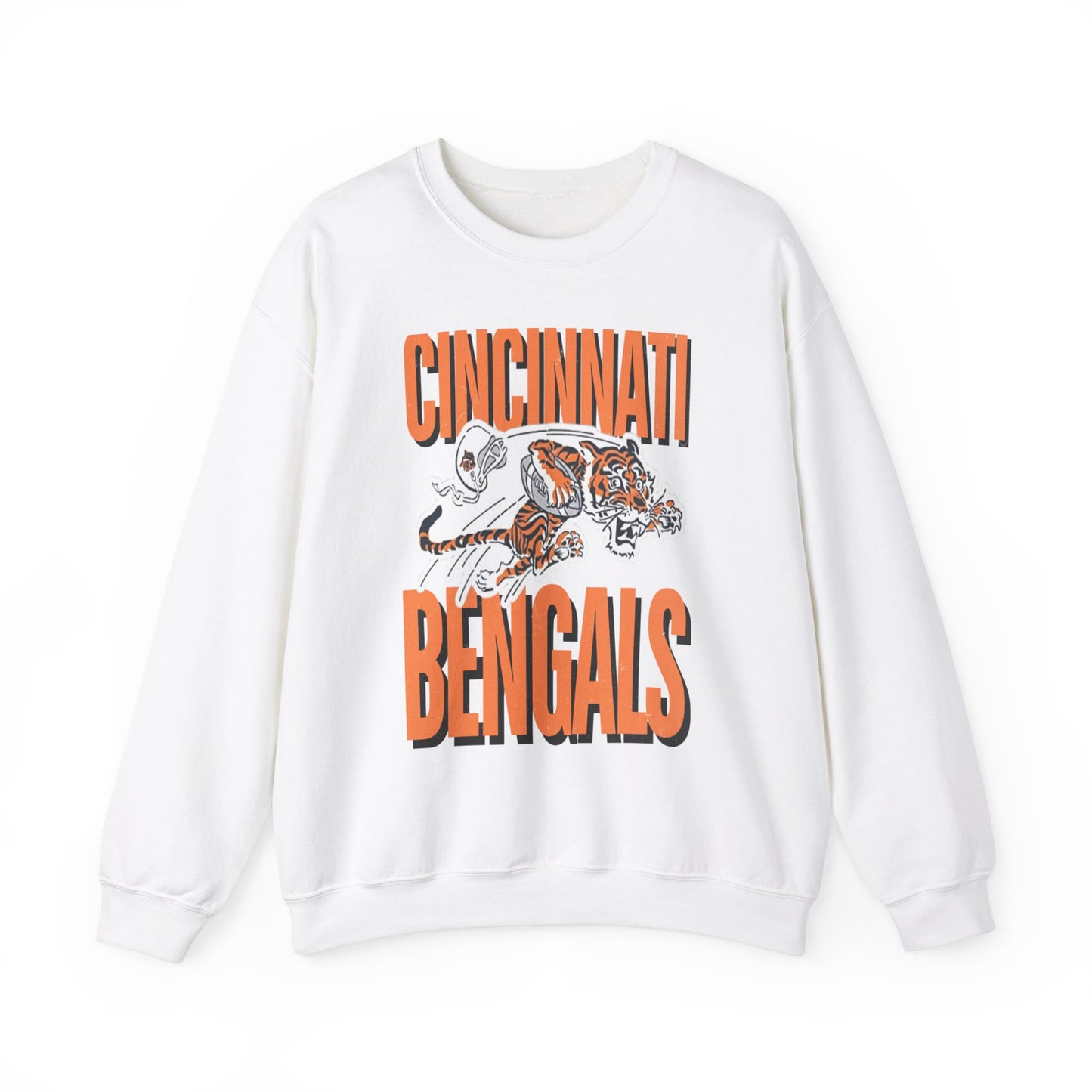 Bengals Vintage Mascot #2- Crewneck Sweatshirt