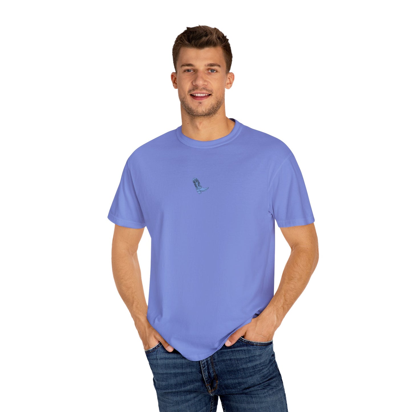 Blue Boot- Comfort Colors T-shirt