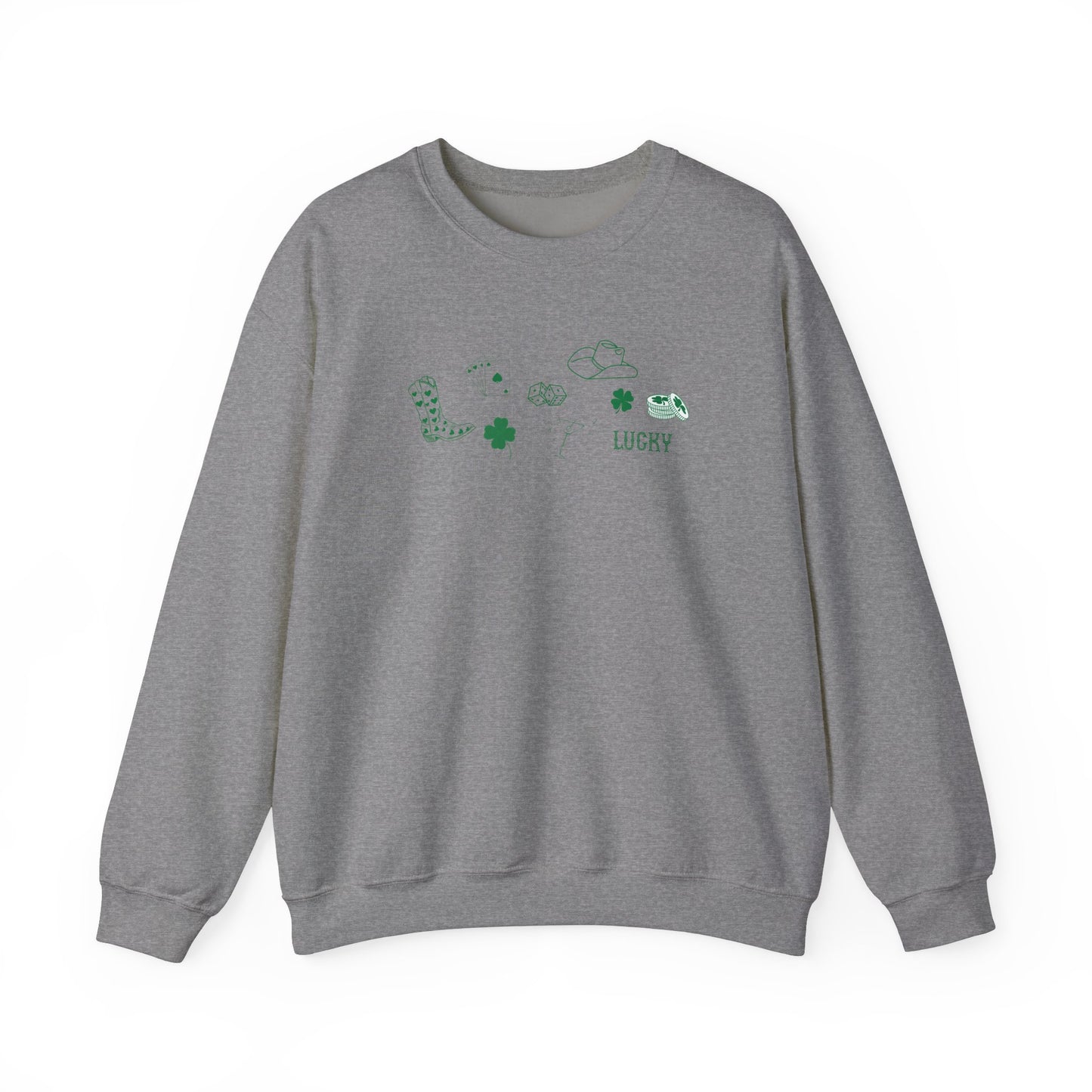 Lucky Collage Crewneck Sweatshirt