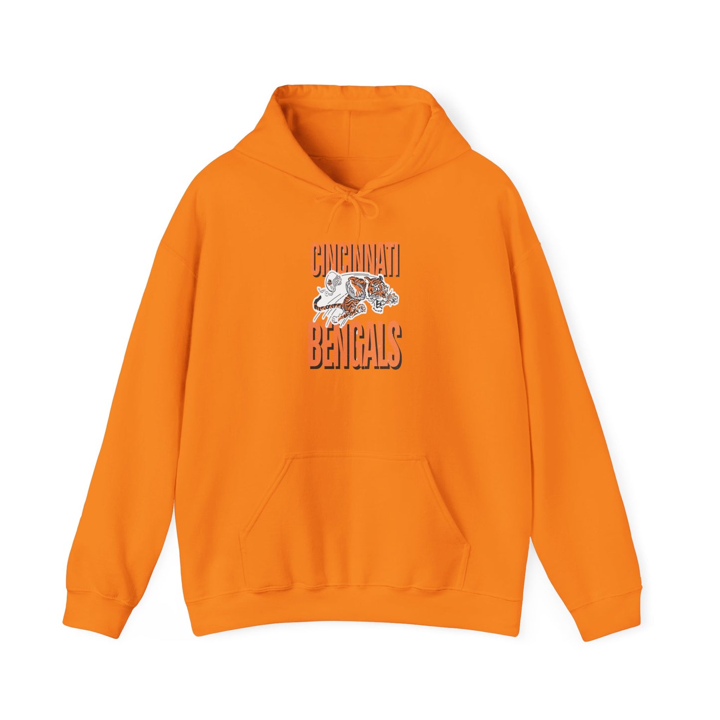 Bengals Vintage Mascot #2- Hooded Sweatshirt