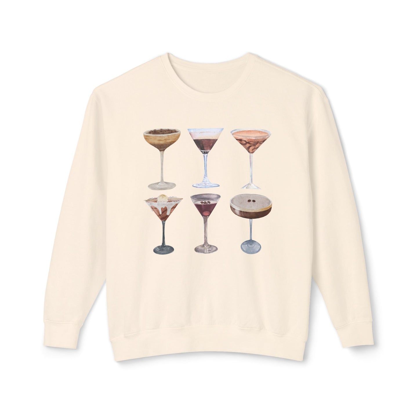 Espresso Martini- Lightweight Comfort Colors Crewneck Sweatshirt