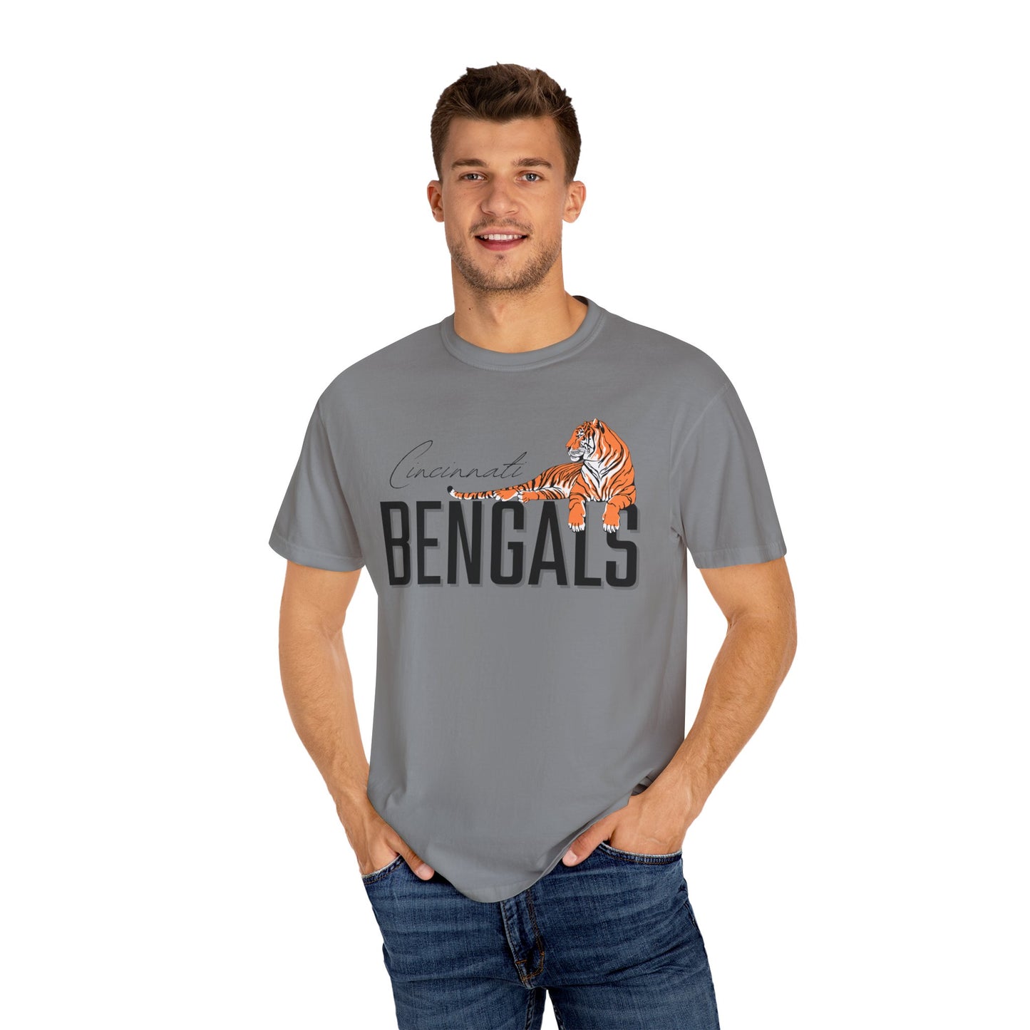 Cincinnati Bengals Tiger- Comfort Colors T-shirt