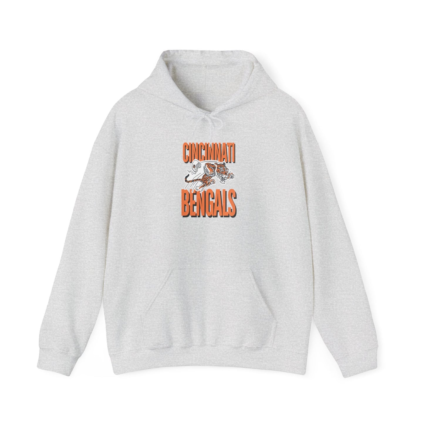 Bengals Vintage Mascot #2- Hooded Sweatshirt