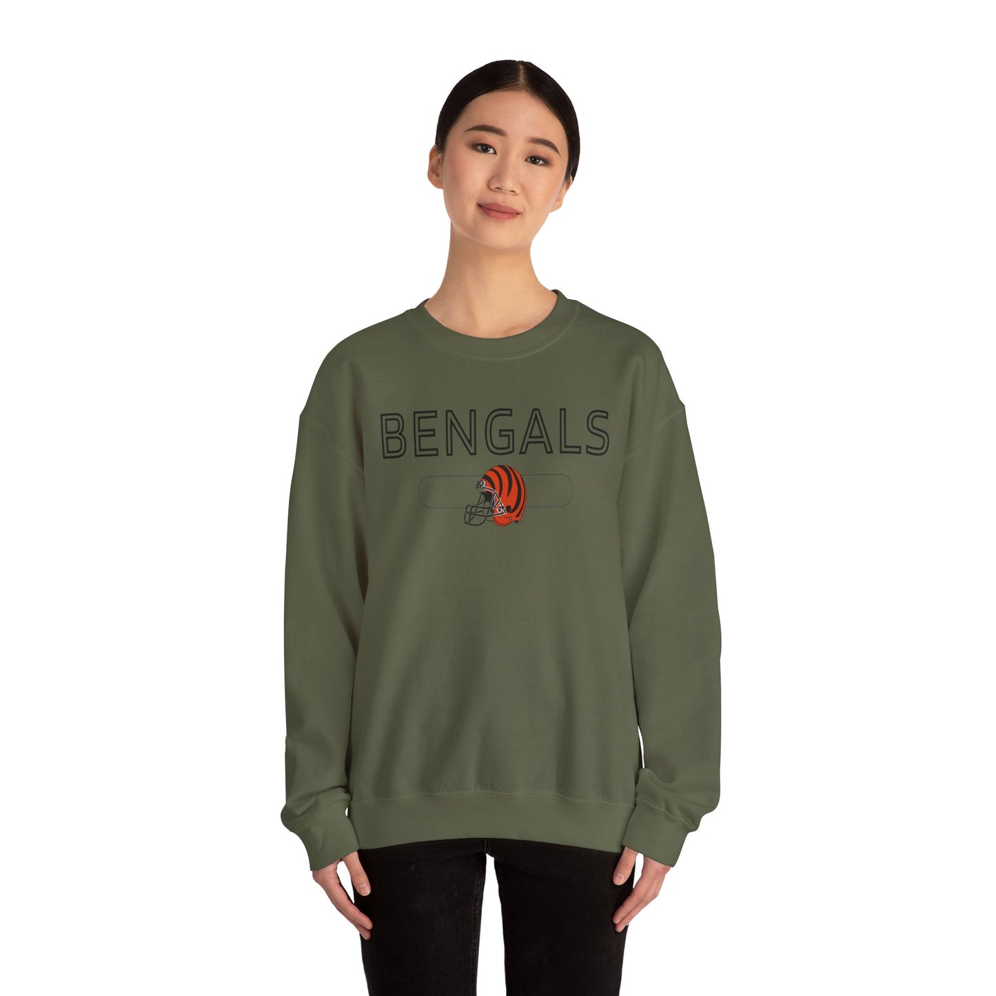 Bengals Helmet - Crewneck Sweatshirt