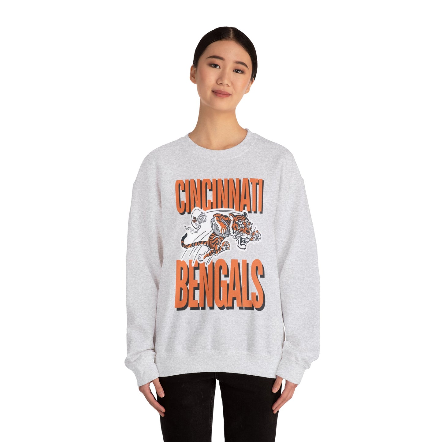 Bengals Vintage Mascot #2- Crewneck Sweatshirt