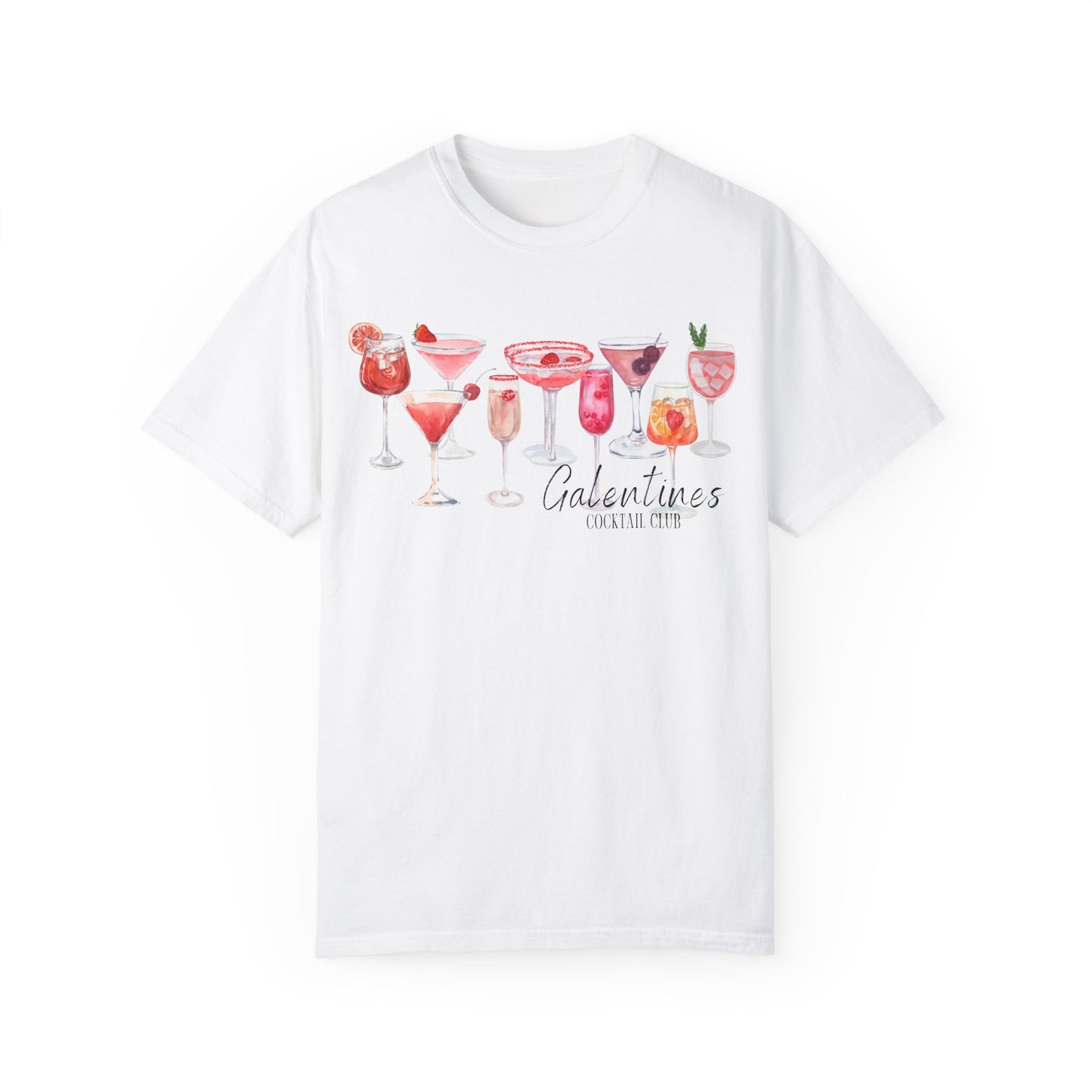 Galentines Cocktail Club- Comfort Colors T-shirt