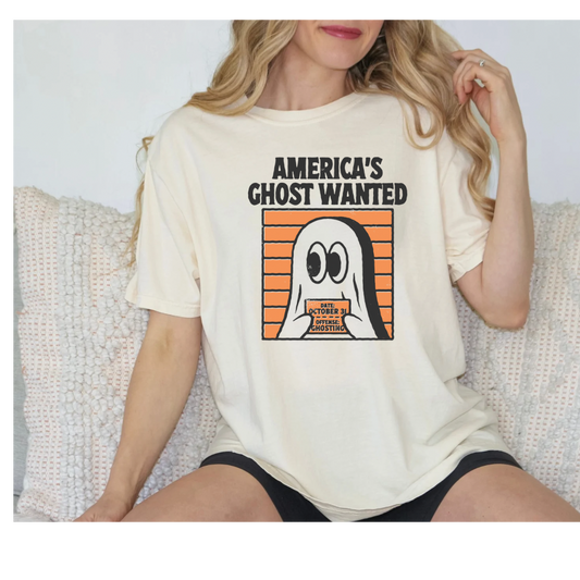 ghost wanted tshirt