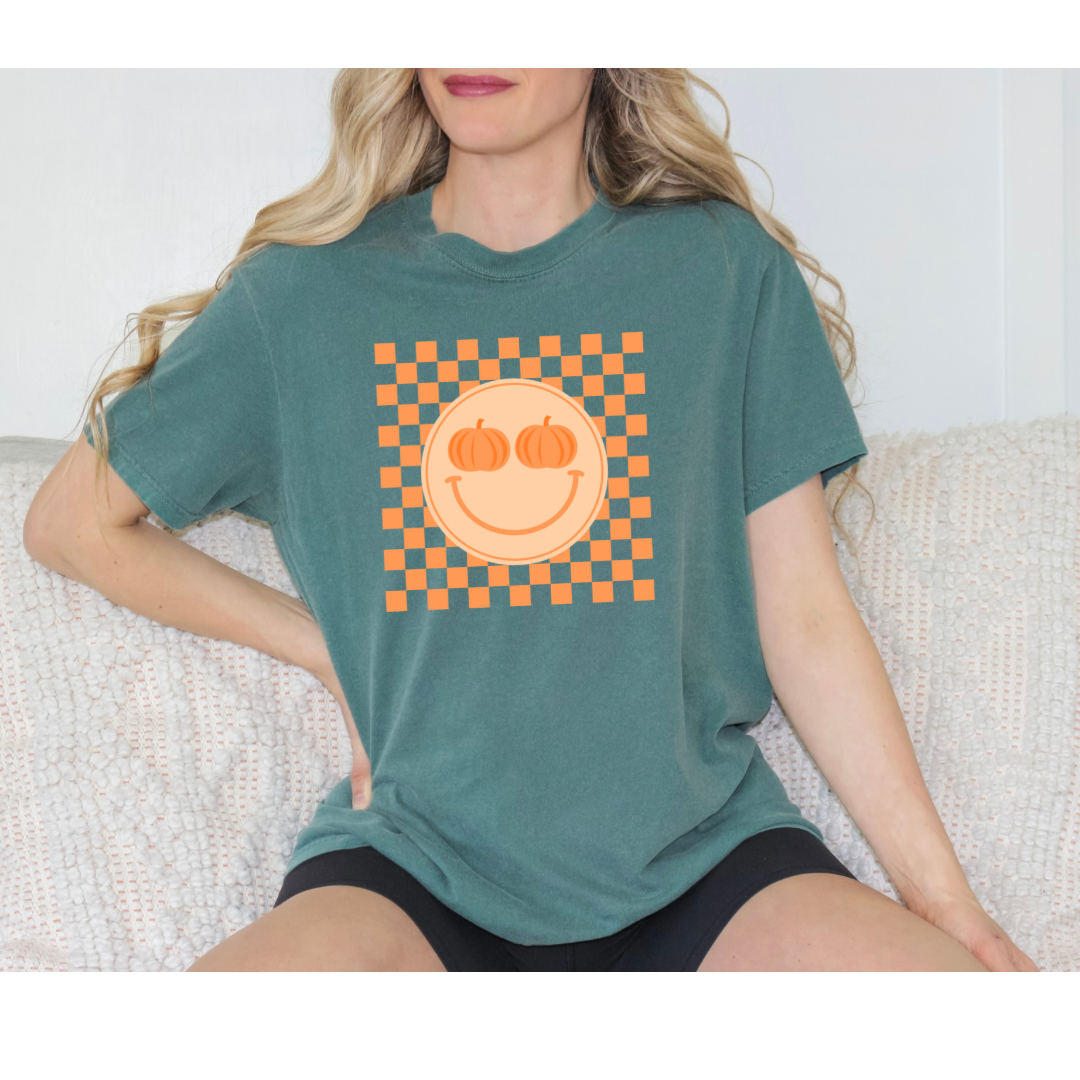 retro pumpkin tshirt