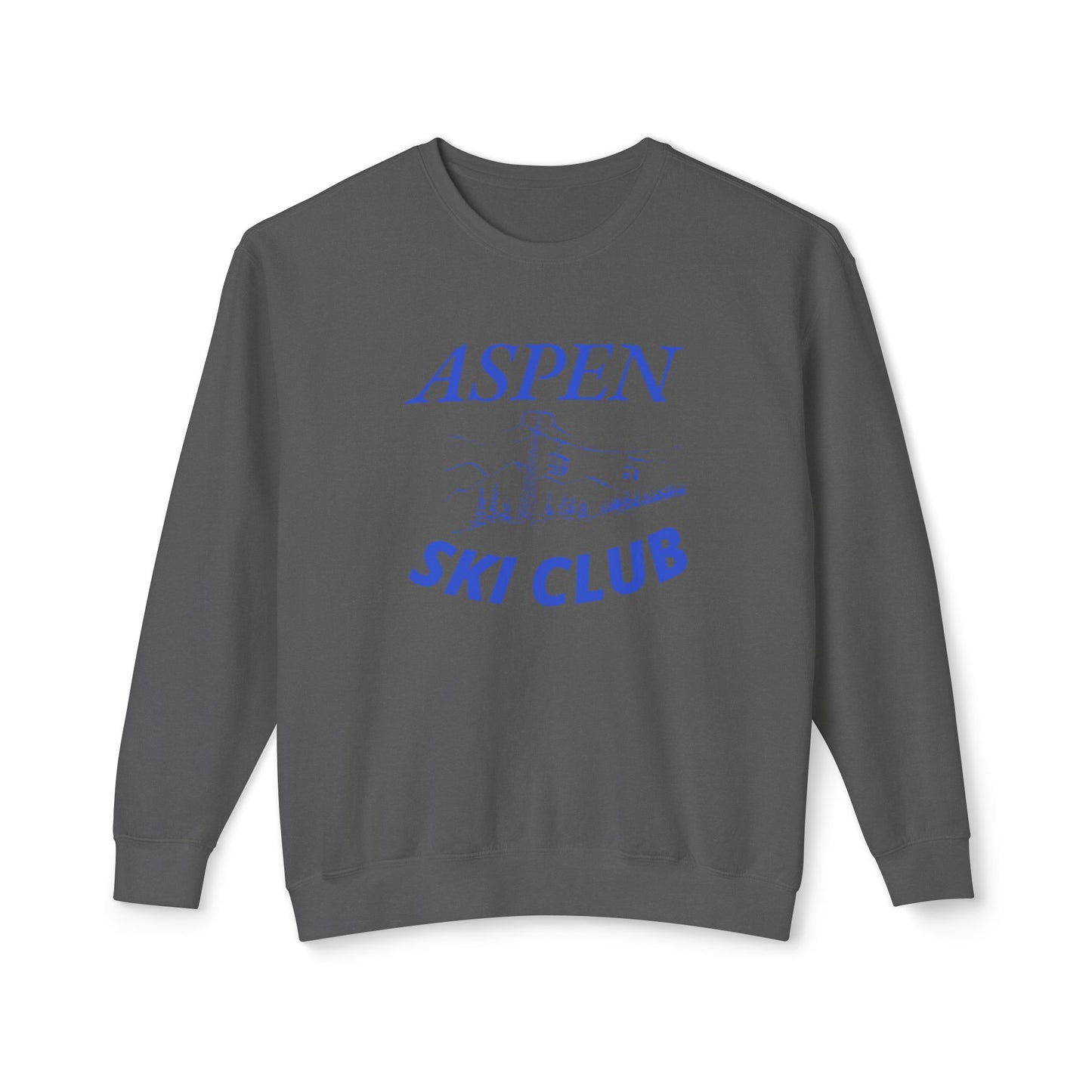 Aspen Ski Club -Lightweight Comfort Colors Crewneck Sweatshirt