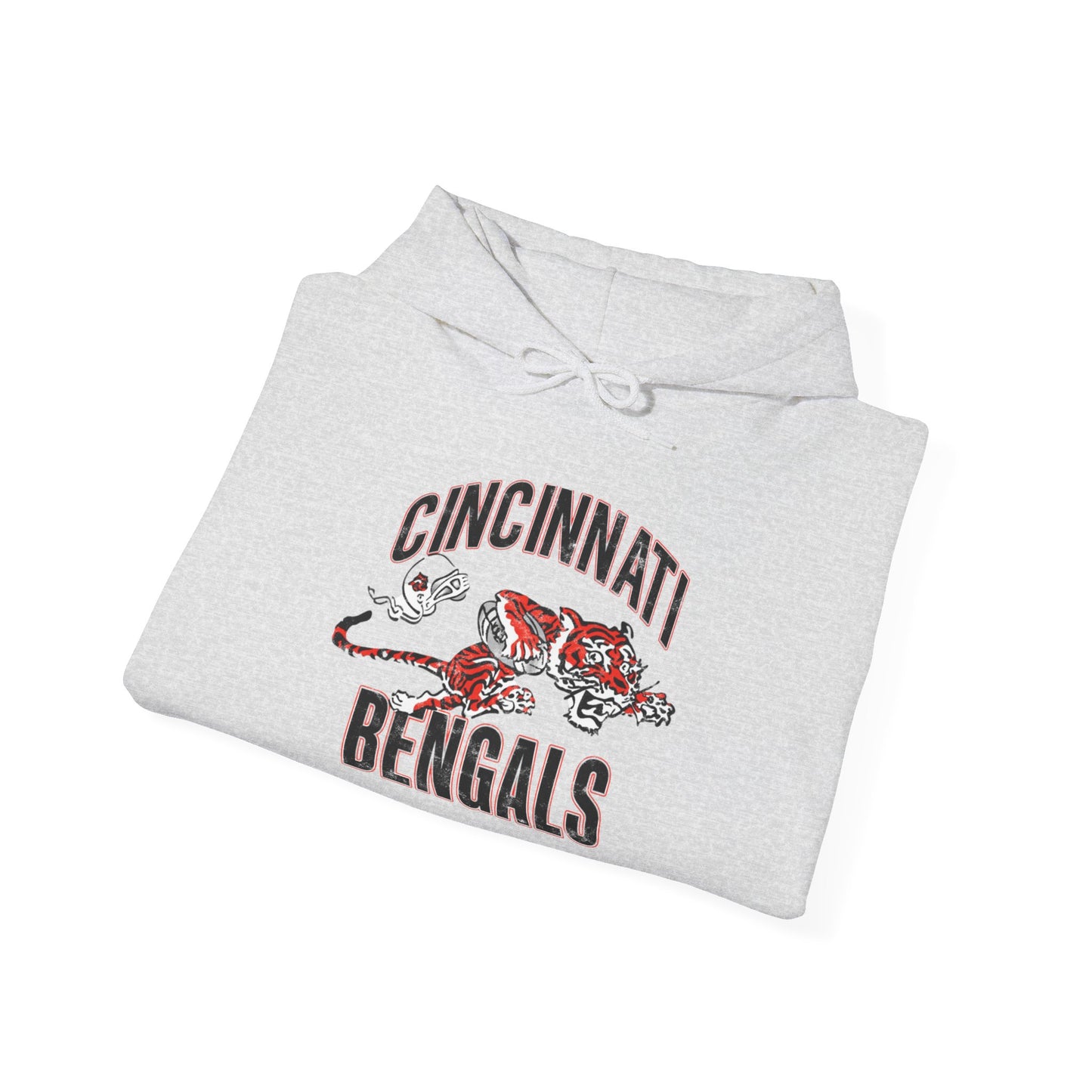 Vintage Bengals Mascot - Hooded Sweatshirt