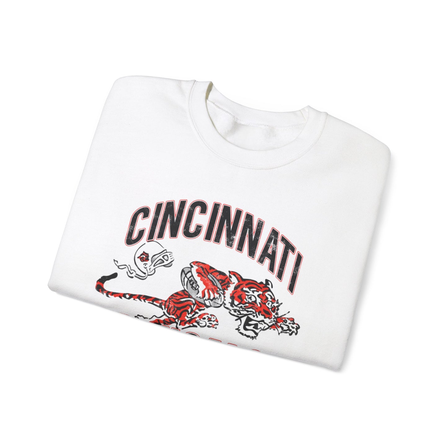 Vintage Bengals Mascot- Crewneck Sweatshirt