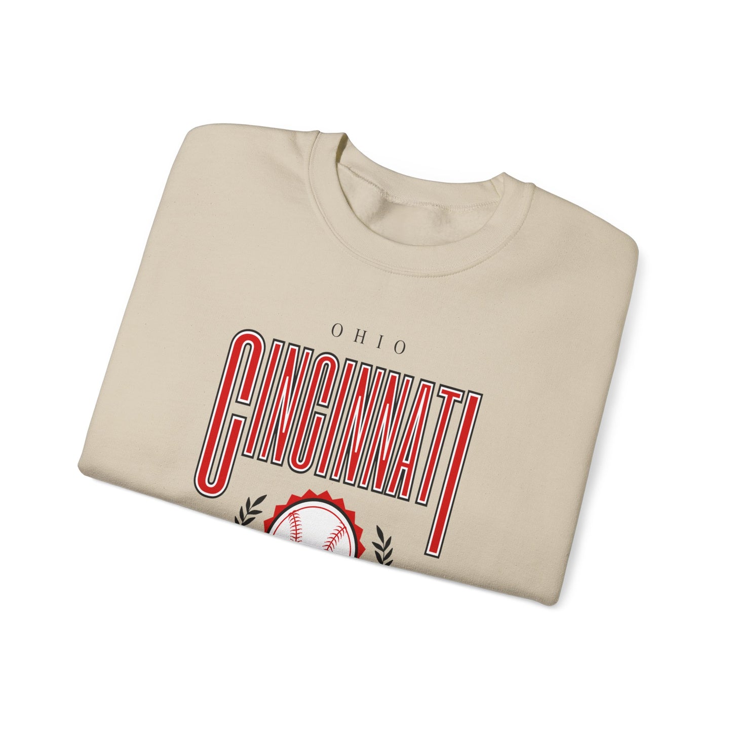 Cincinnati Baseball -Crewneck Sweatshirt