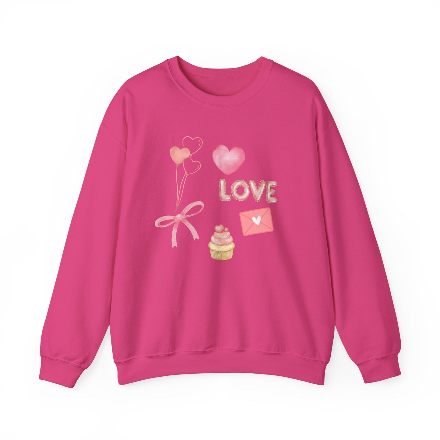 Valentines Collage Crewneck Sweatshirt