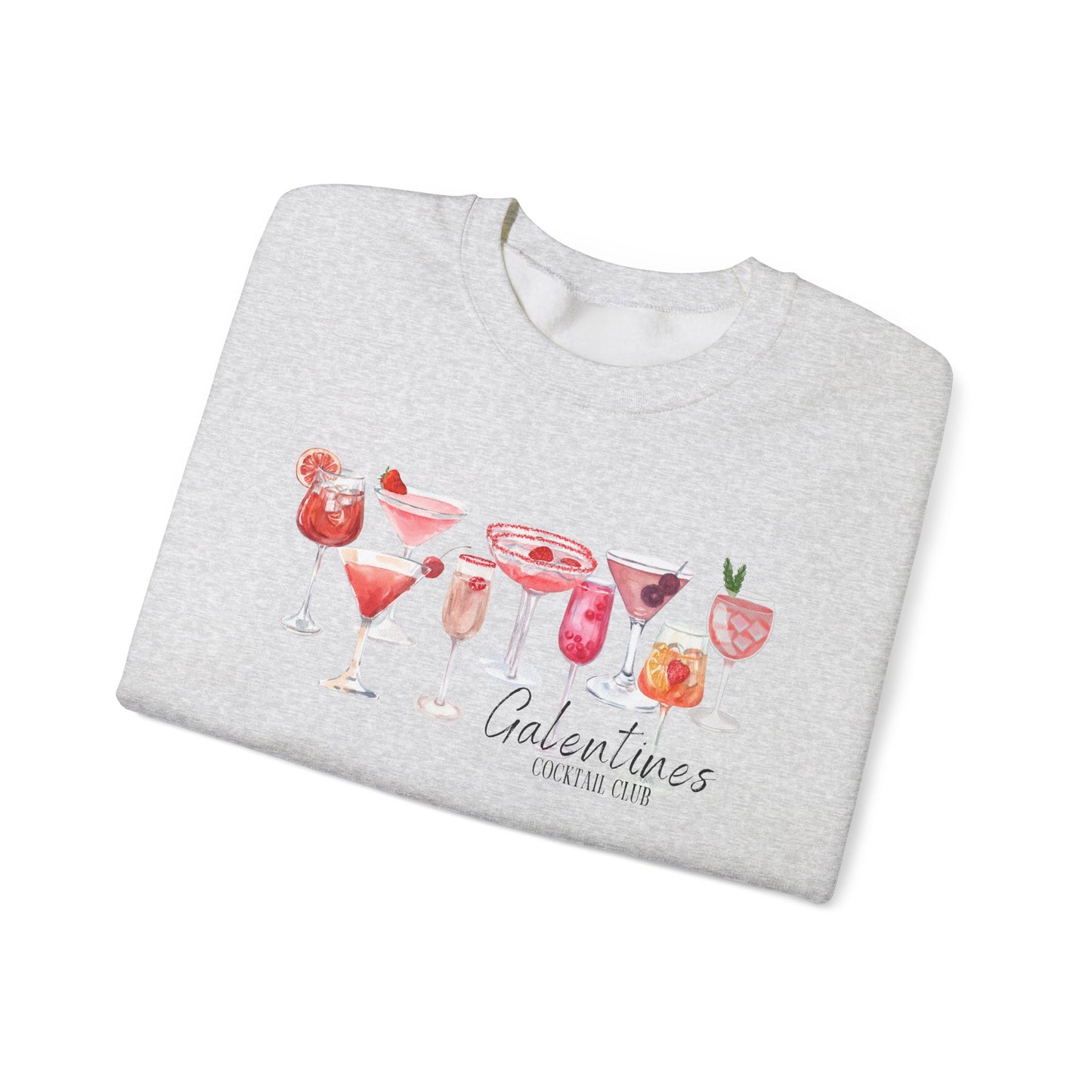 Galentines Cocktail Club - Crewneck Sweatshirt