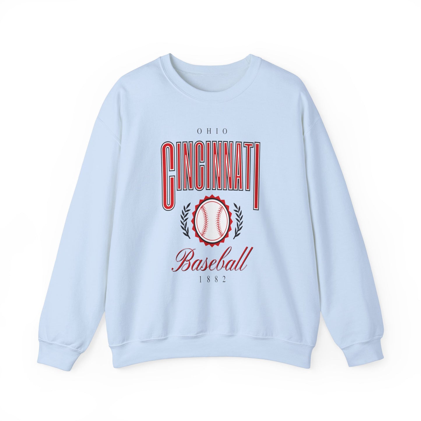 Cincinnati Baseball -Crewneck Sweatshirt