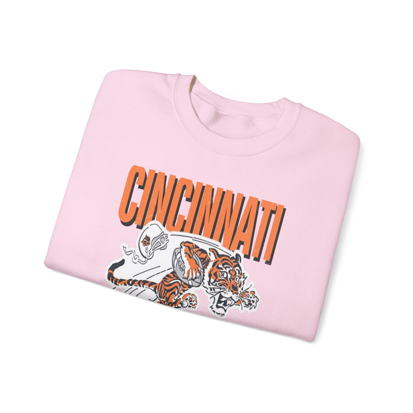 Bengals Vintage Mascot #2- Crewneck Sweatshirt